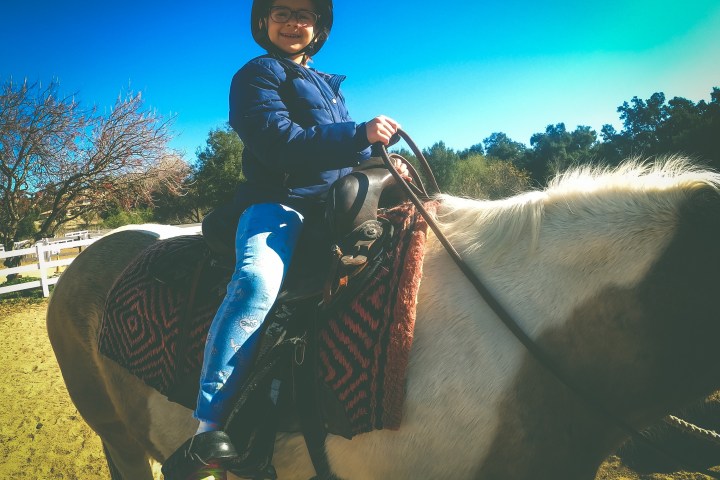 a person wearing a helmet